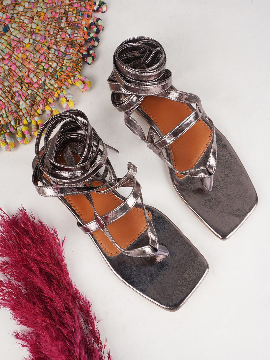 Froh Feet Women Gladiators Flats