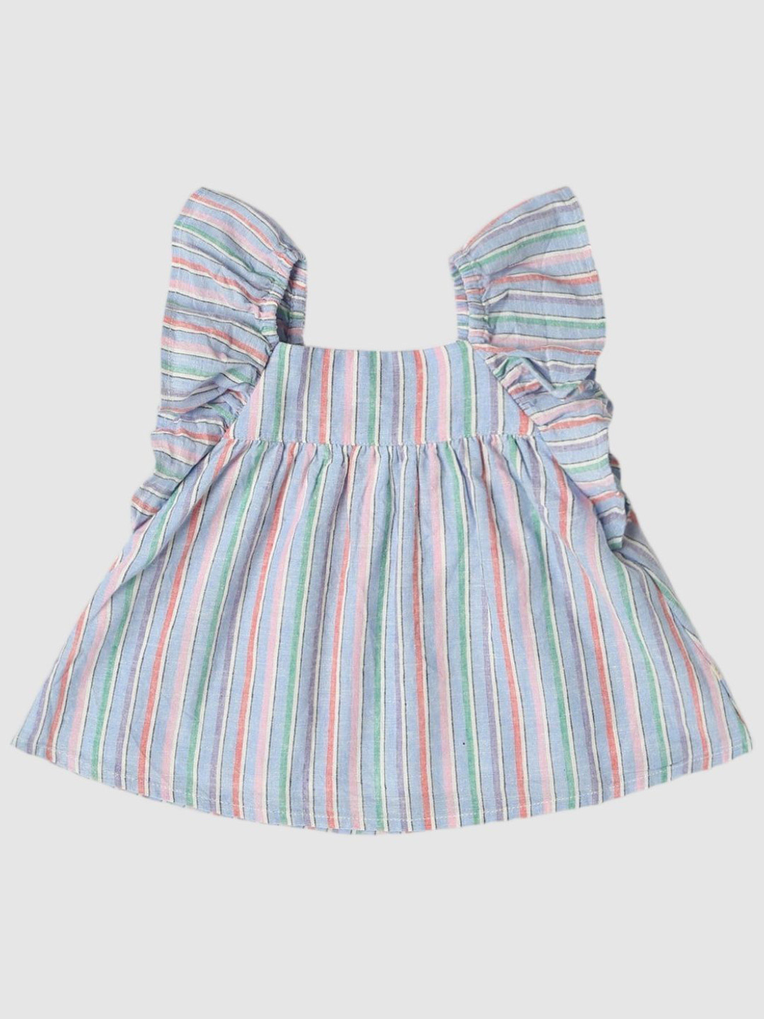 GAP Infants Kids Striped Pure Cotton Top With Shorts Clothing Set