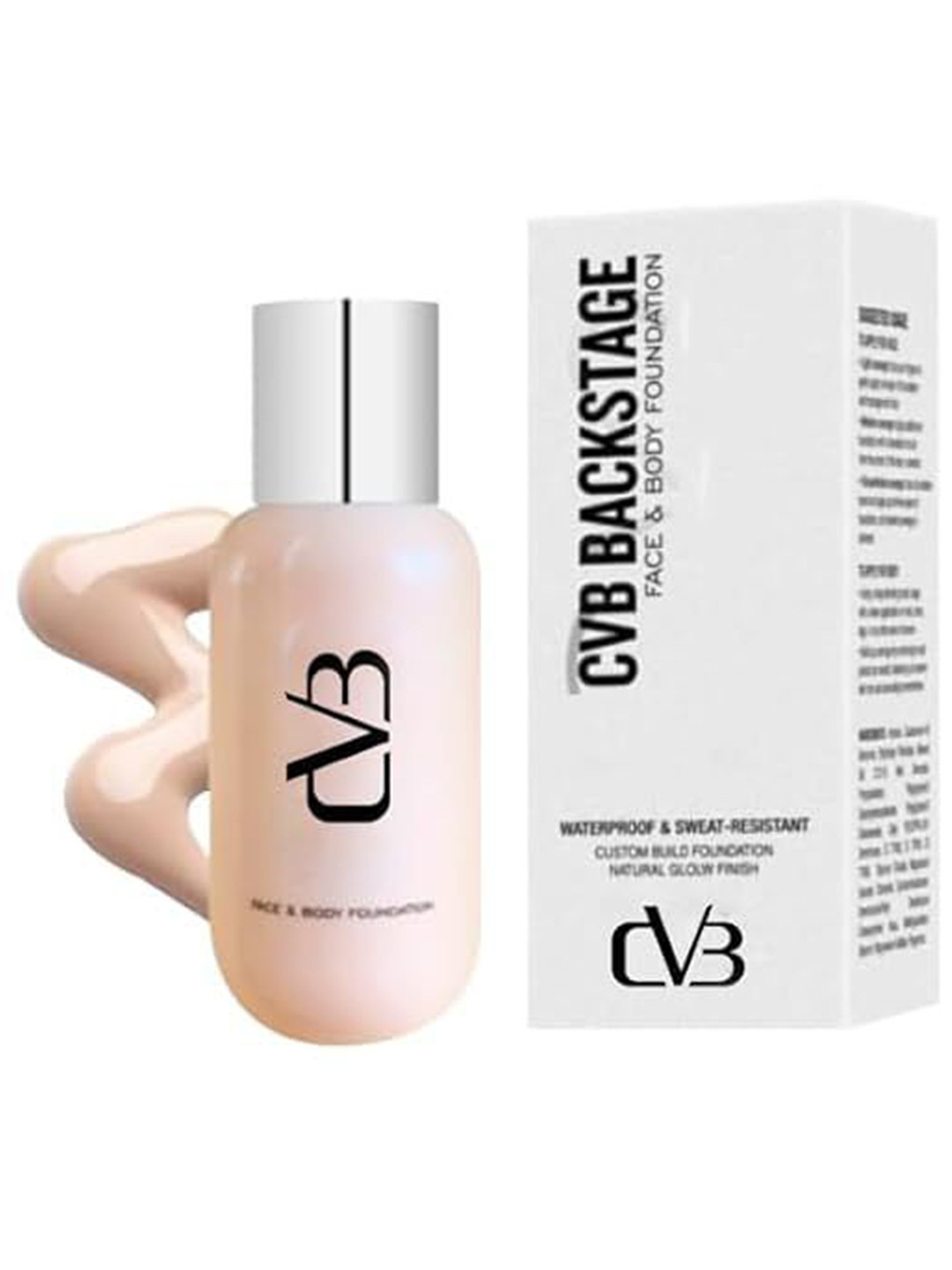 CVB Backstage Waterproof Face & Body Foundation - 55 ml - White Ivory C-01