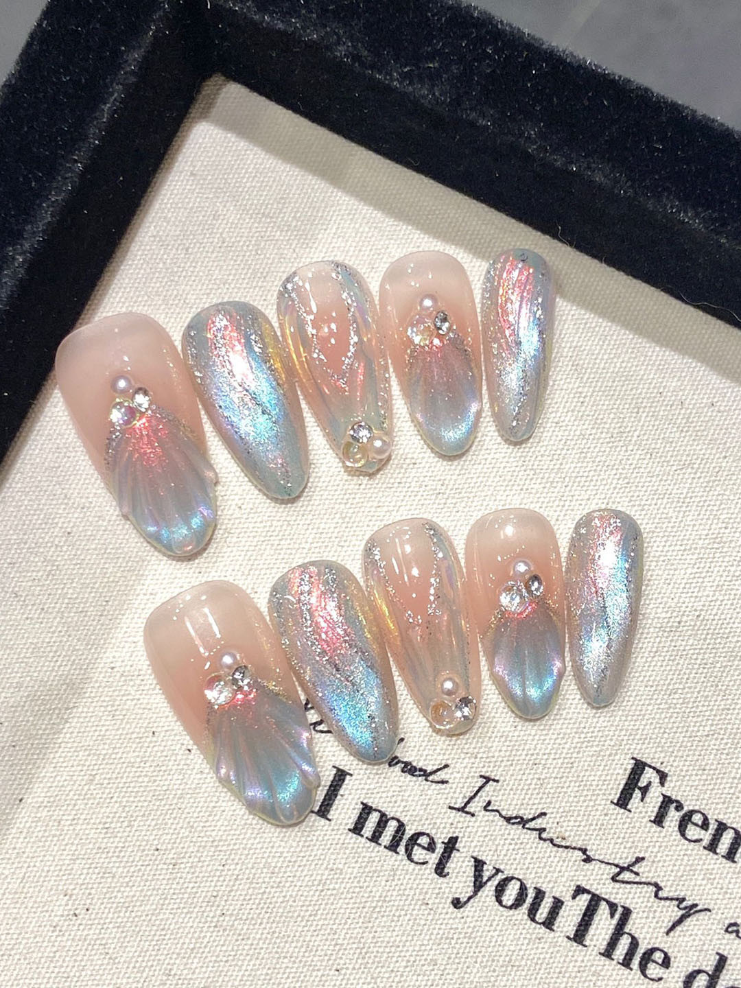 StyleCast x Revolte Set Of 10 Reusable Artificial Nail Extension - Pink