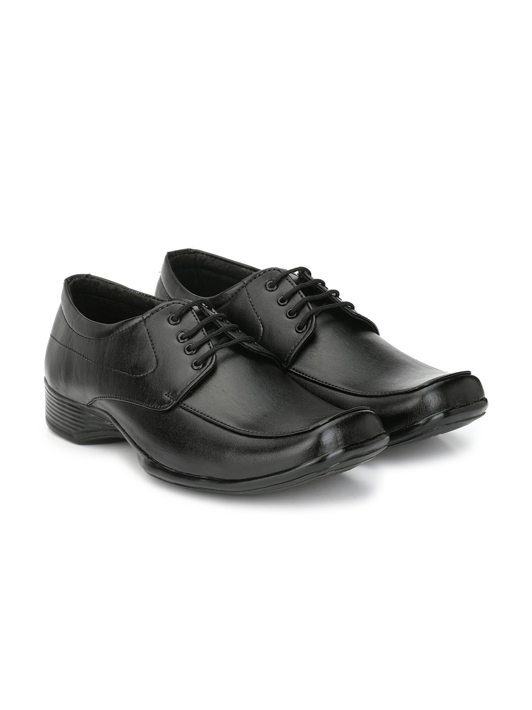 Groofer Formal Square Toe Lace-Ups Derbys Shoes