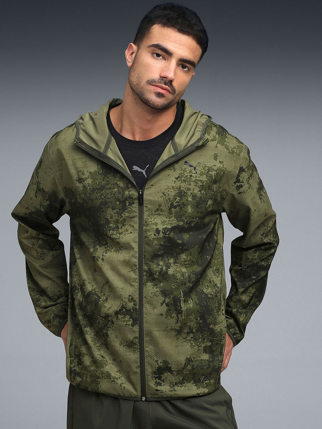 Puma Train All Day Essentials Printed Jacket