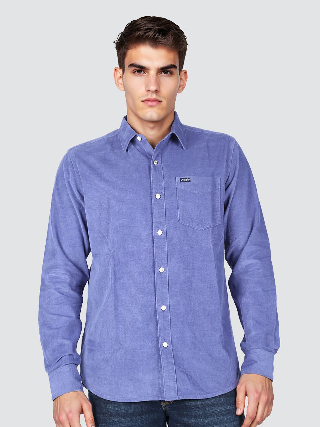 Wrangler Heritage Spread Collar Pure Soft Cotton Shirt