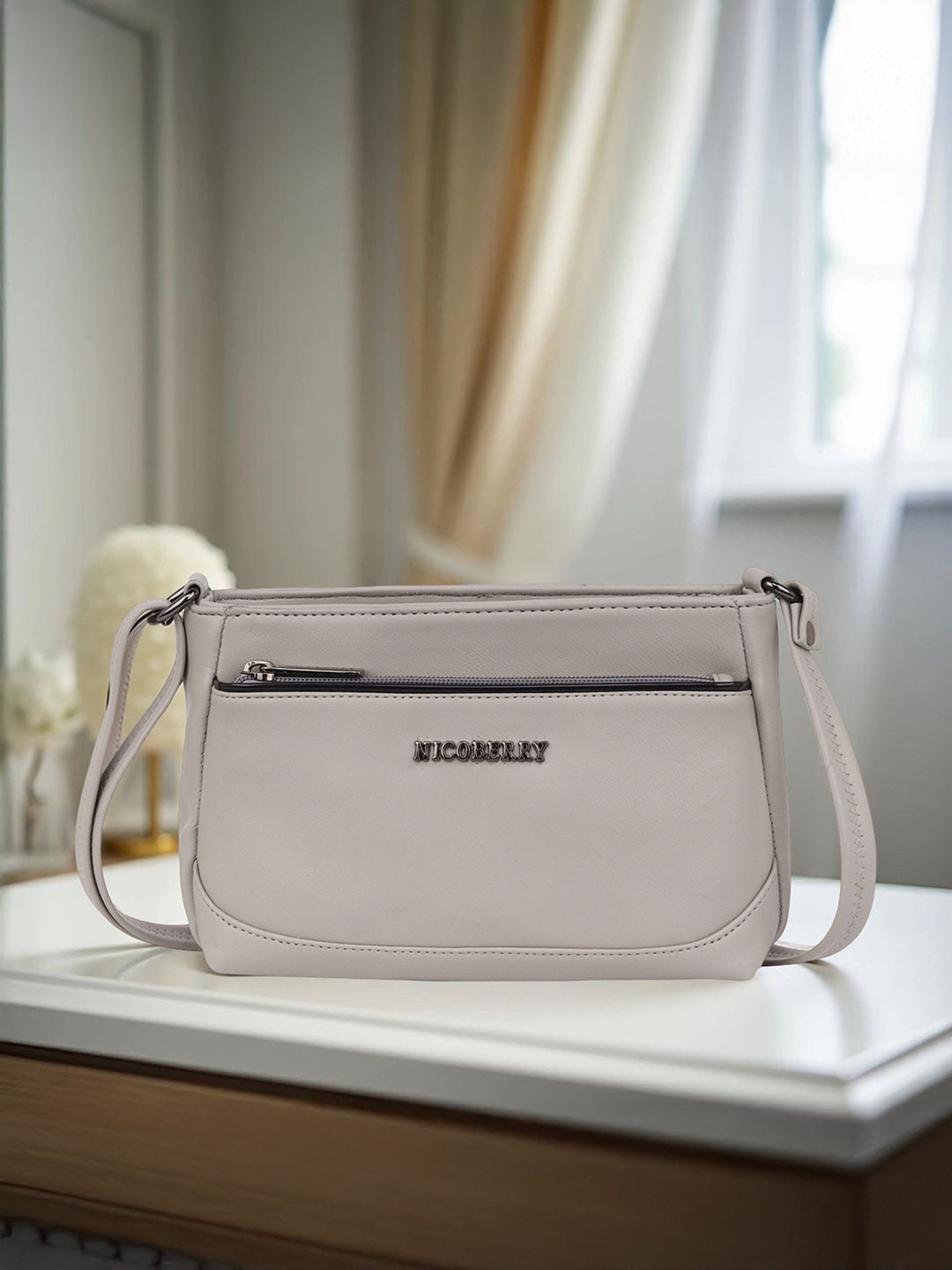 Nicoberry PU Bowling Sling Bag