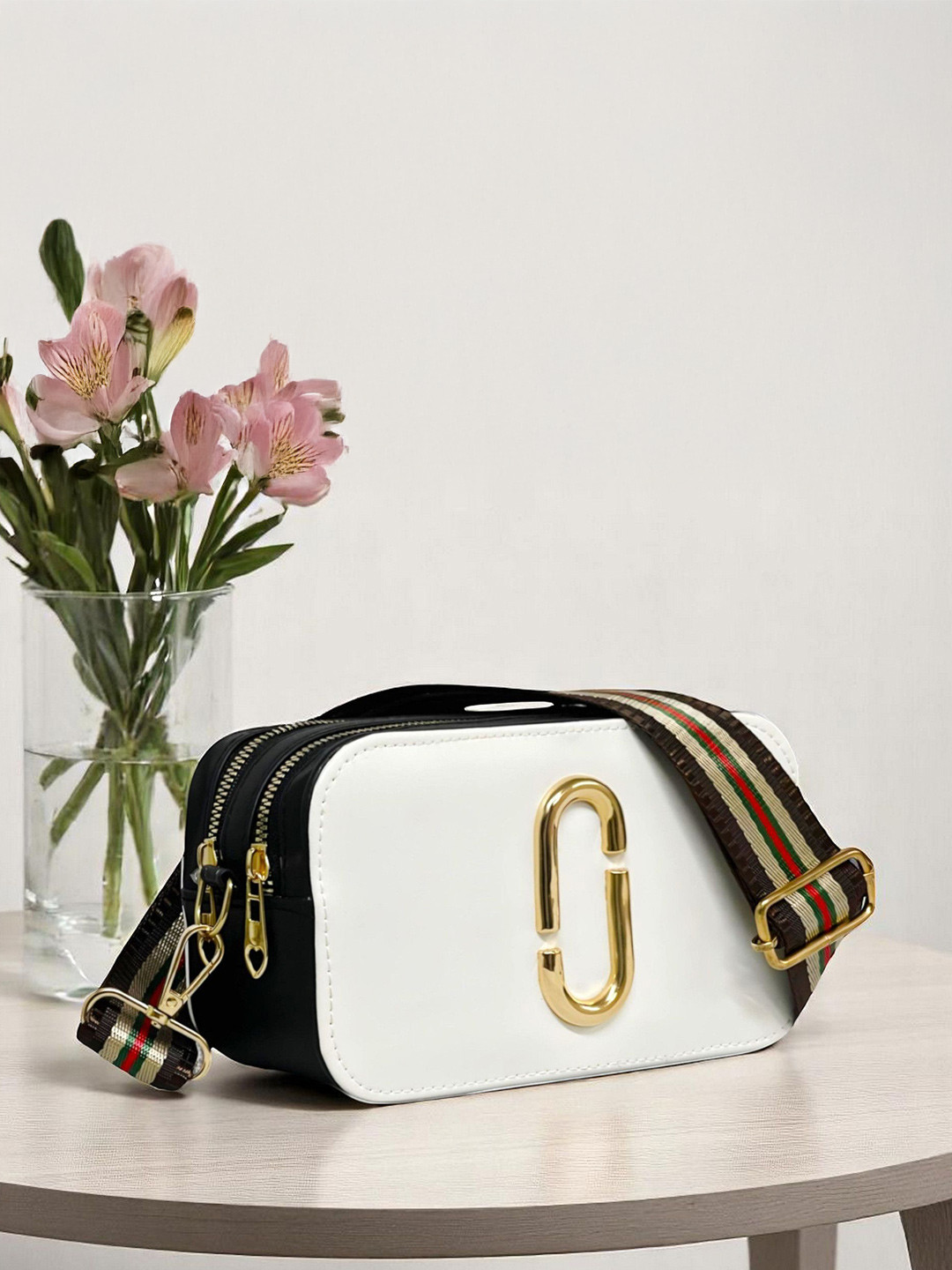 CLARIS JAMES Printed Crossbody Sling Bag