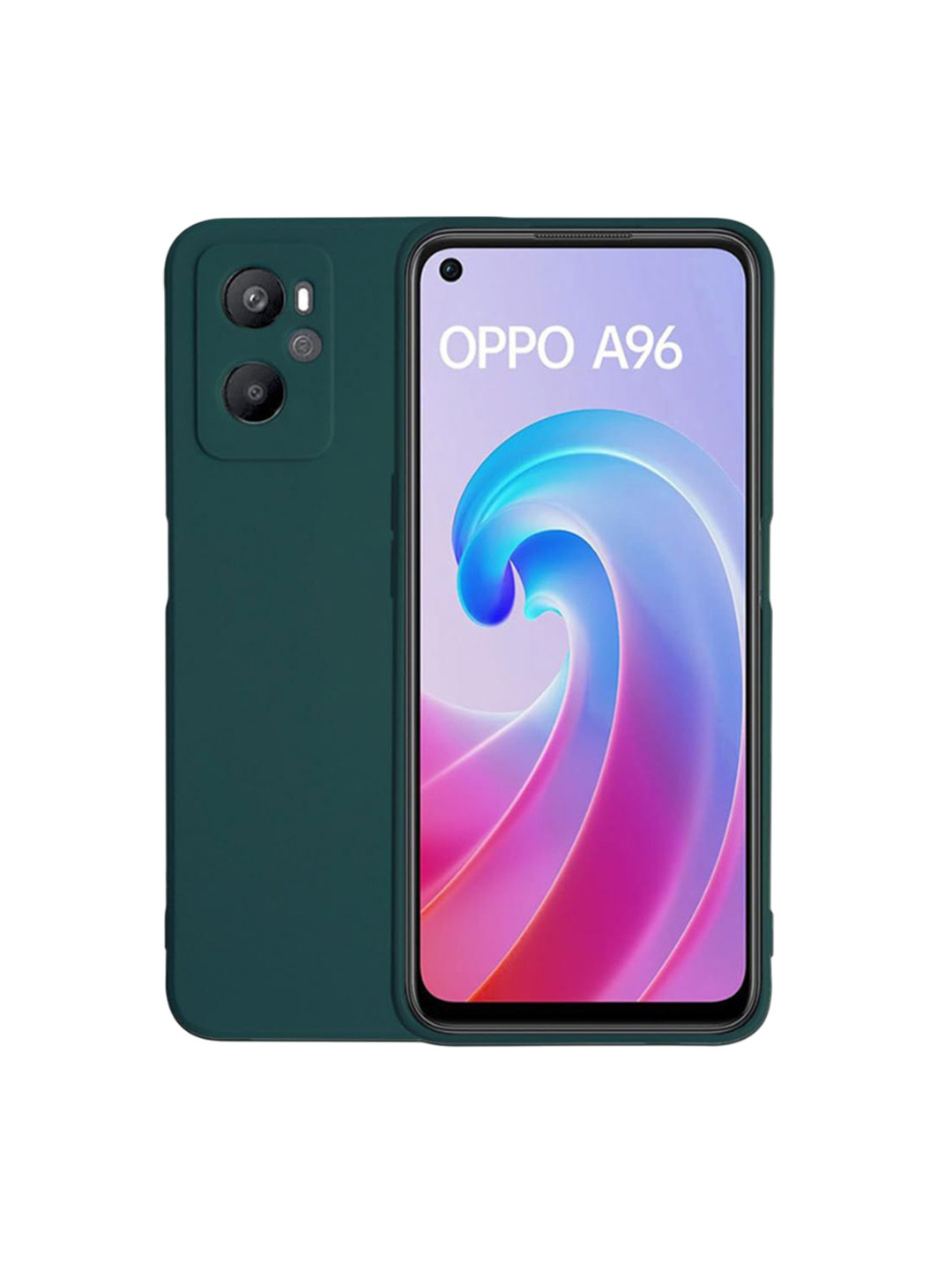LIRAMARK Unisex Oppo A96 Impact Resistant Solid Back Case