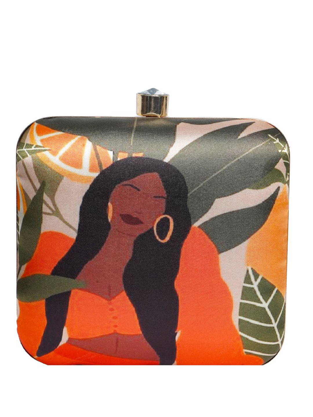 Swisni Women Digital Printed Clutch