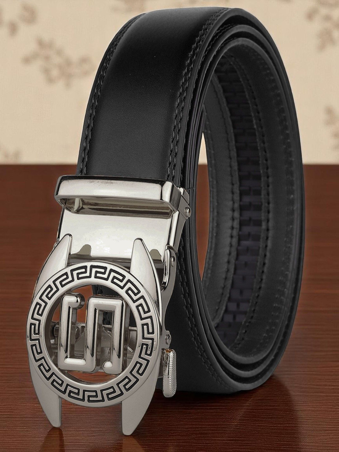The Roadster Lifestyle Co.Men Alphabet Letter Autlock Buckle Belt