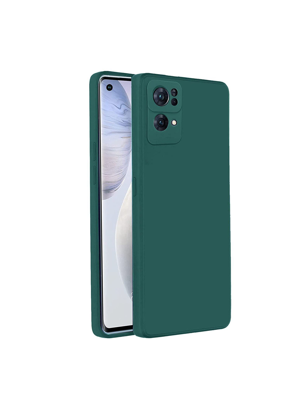 LIRAMARK Unisex Oppo Reno 7 Pro 5G Solid Back Case