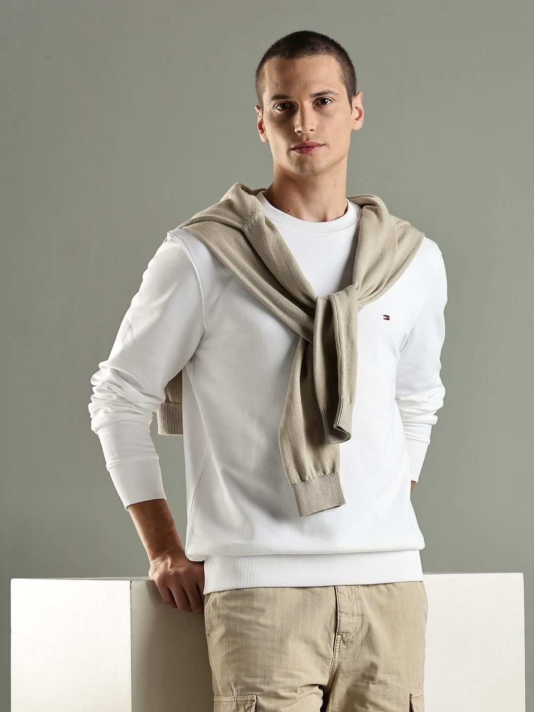 Tommy Hilfiger Europe Men Cotton Sweatshirt
