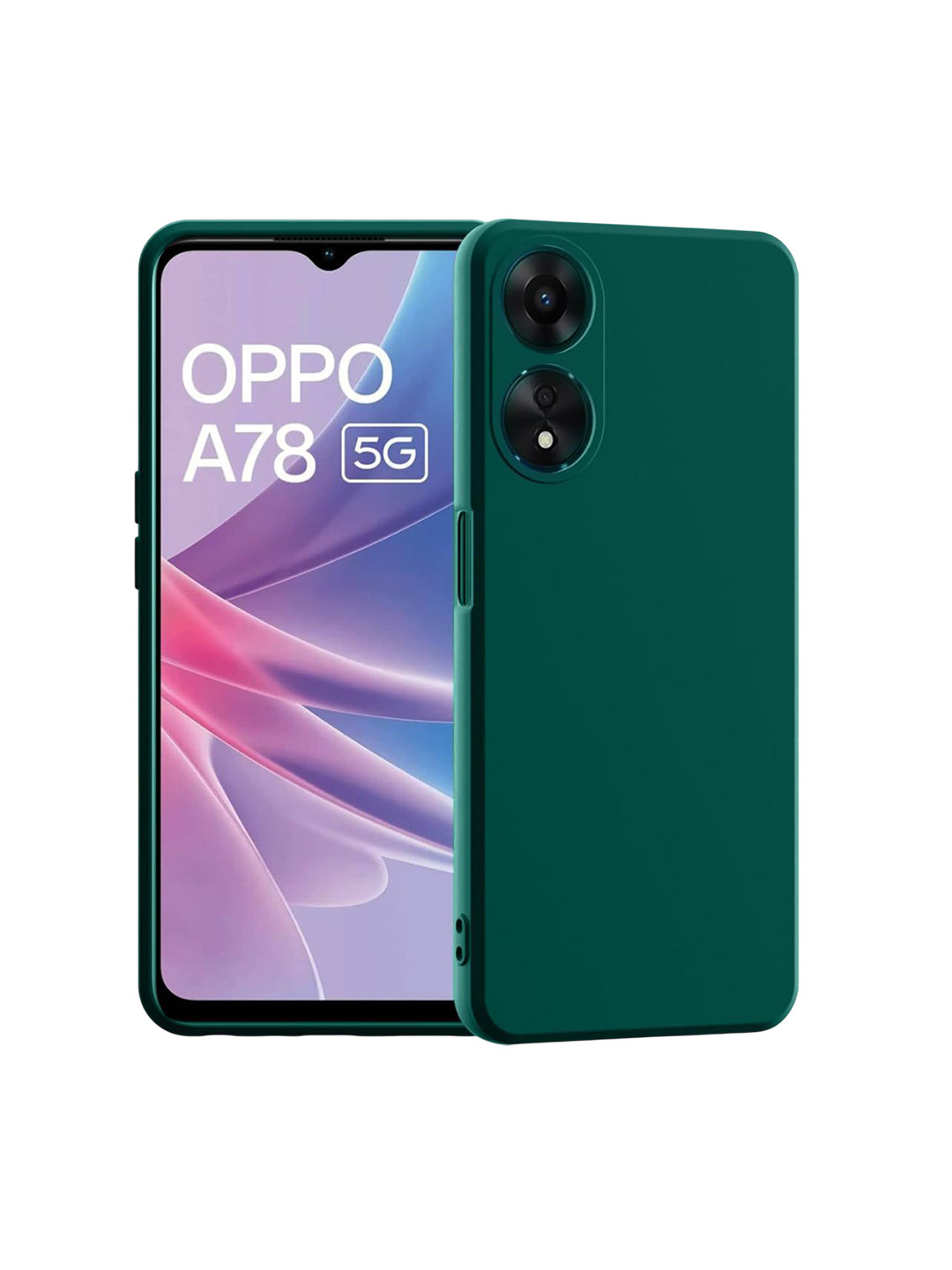 LIRAMARK Unisex Oppo A78 5G Solid Back Case