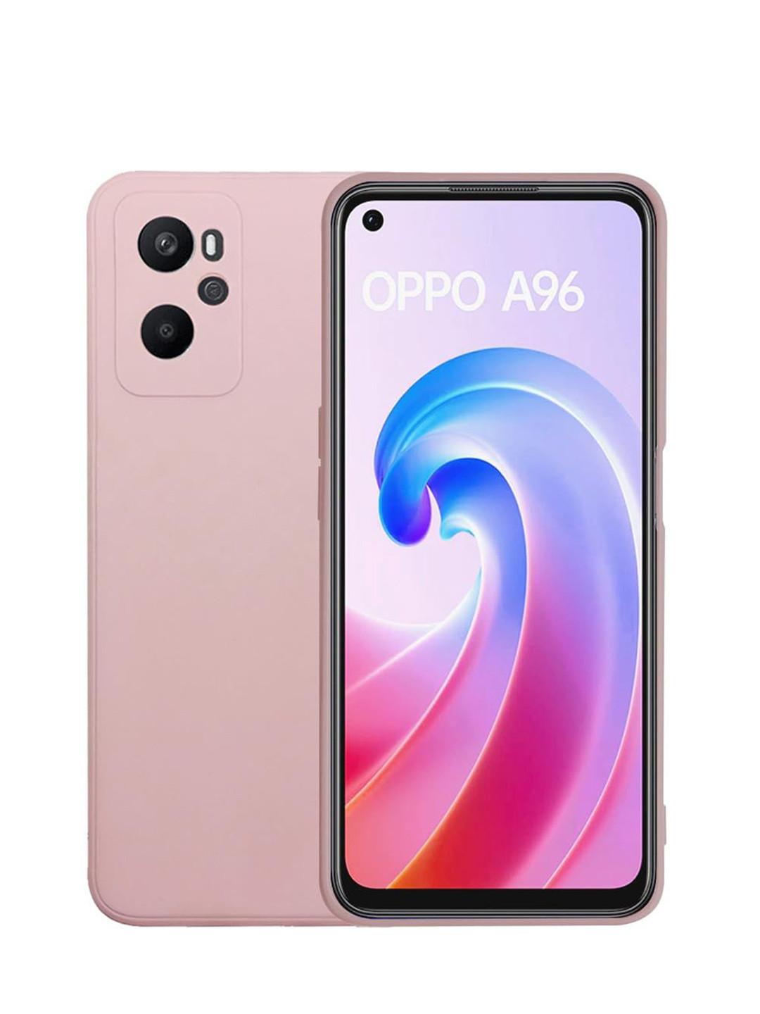 LIRAMARK Unisex Oppo A96 Solid Back Case