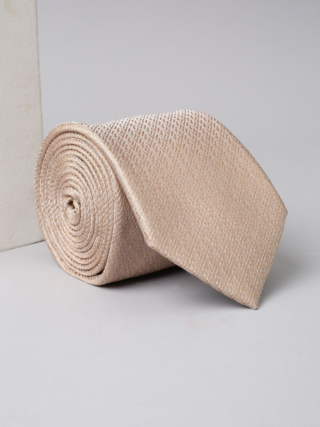 Van Heusen Men Woven Design Polyester Skinny Tie