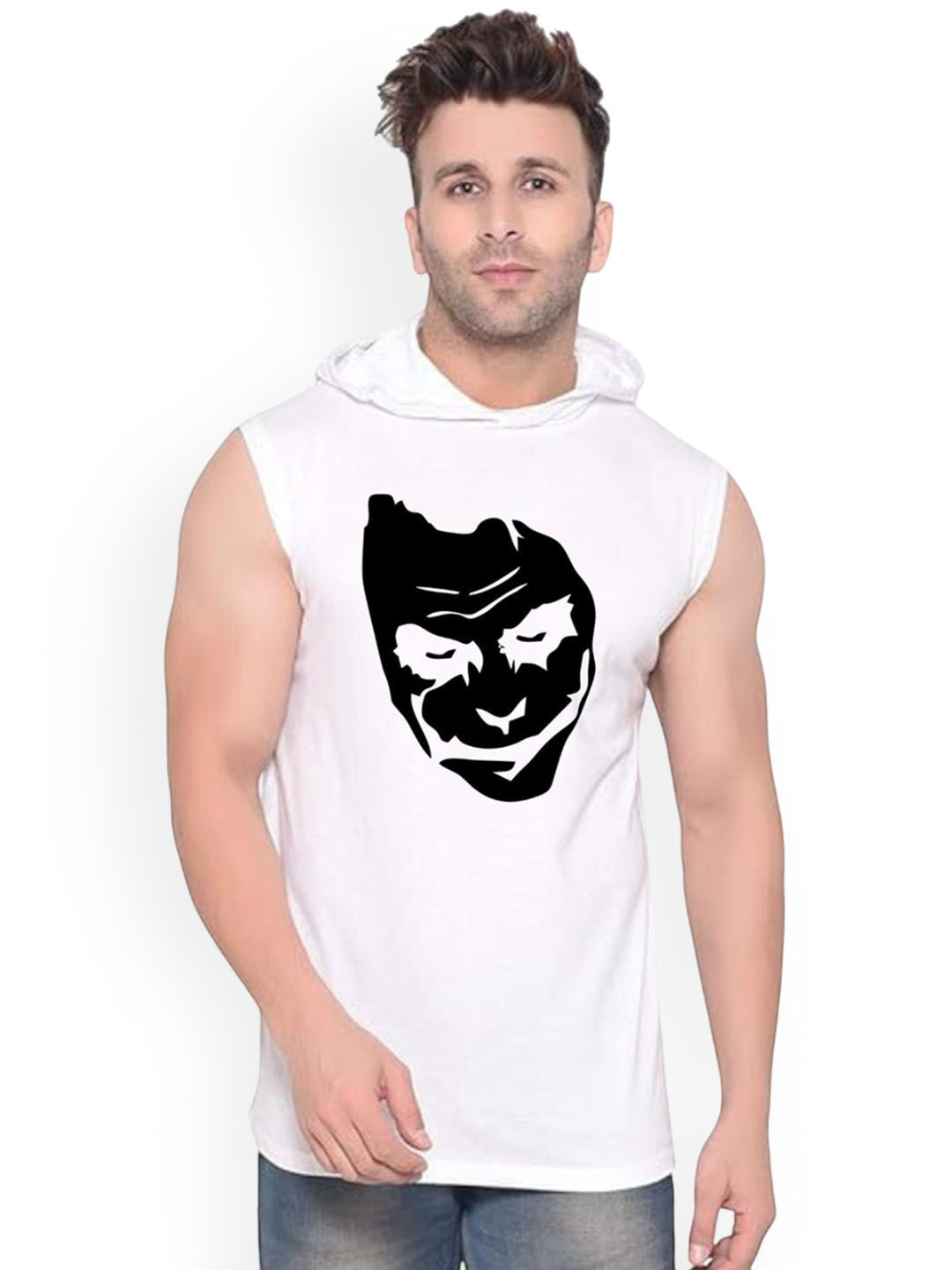 FABSTIEVE Trendy Joker Printed Gym Vest  GYM_Vest_print-5_GYM_Vest M