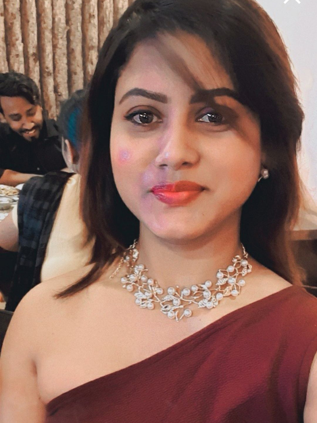 Evince MODE Rhinestones Studded Pearls Beaded Jewellery Set