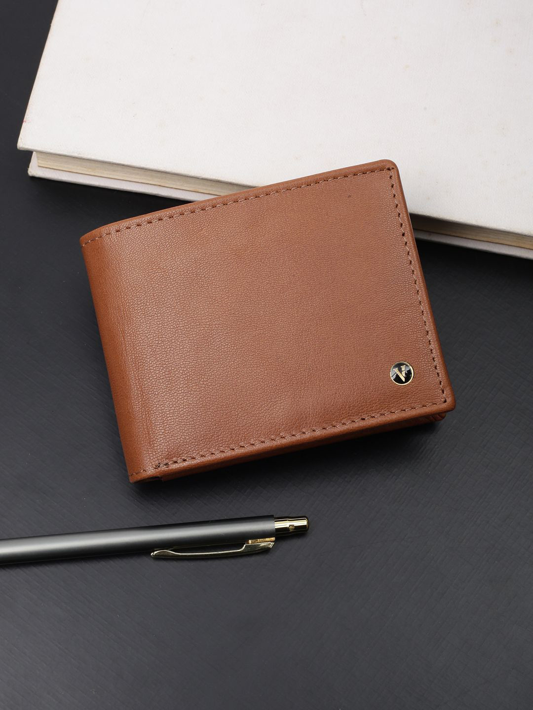 Van Heusen Leather Two Fold Wallet