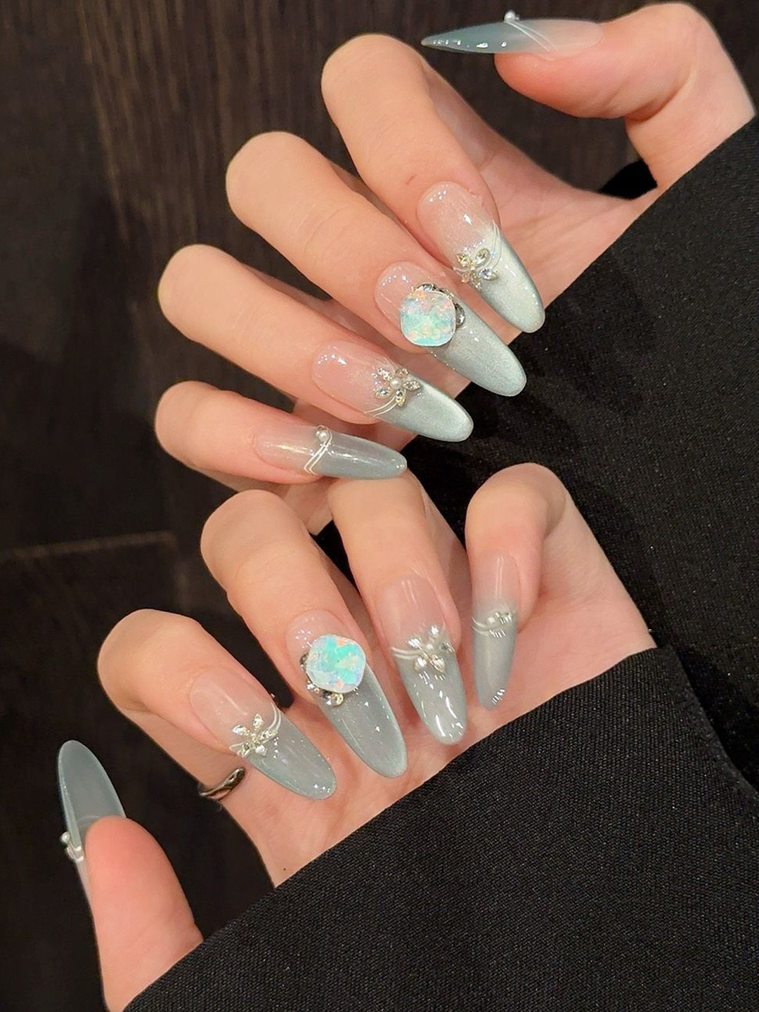 StyleCast x Revolte Set Of 10 Nail Extension - Blue