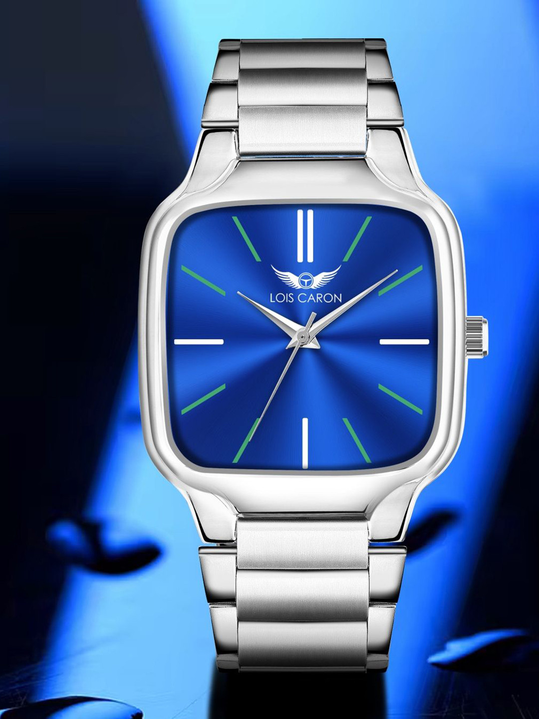 LOIS CARON Men Elegant Series Dial & Bracelet Style Straps Analogue Watch LCS-4318