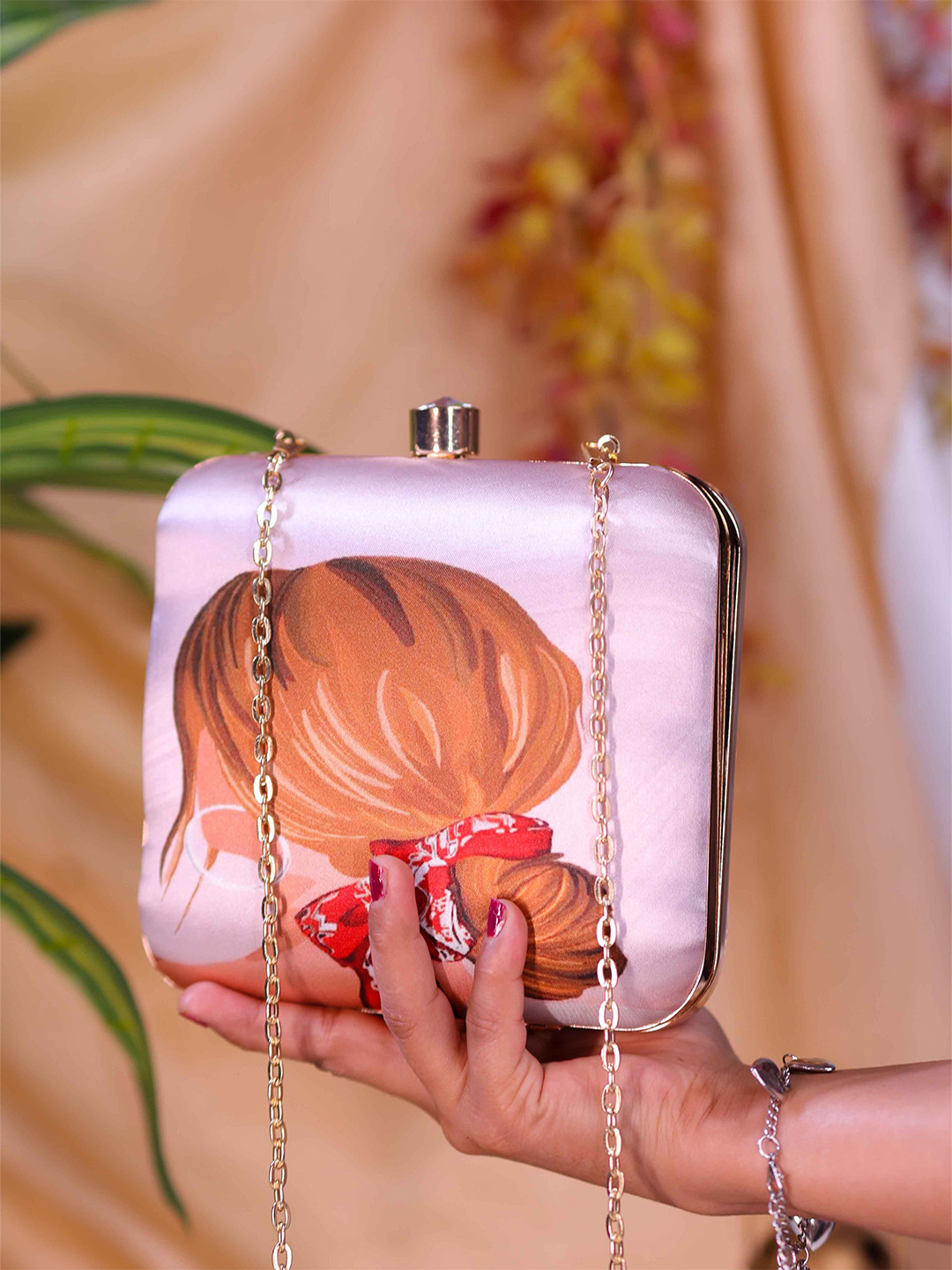 Swisni Women Digital Printed Clutch