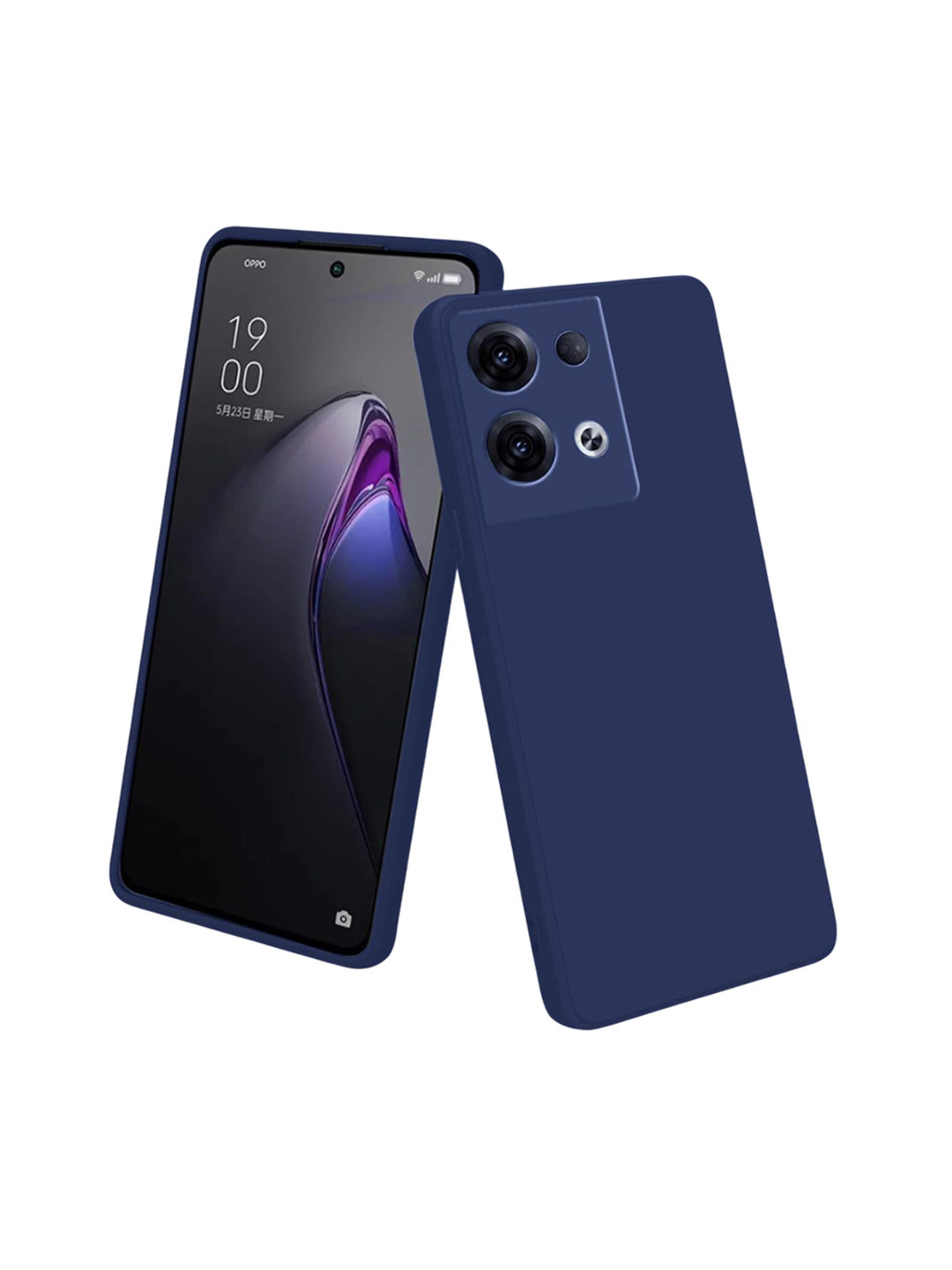 LIRAMARK Unisex Oppo Reno 8 Pro Plus Solid Back Case