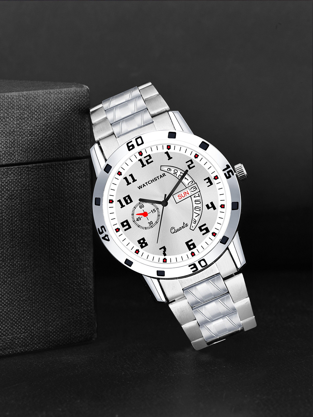 WATCHSTAR Men Dial & Stainless Steel Straps Analogue Watch DD aveo still silverWC