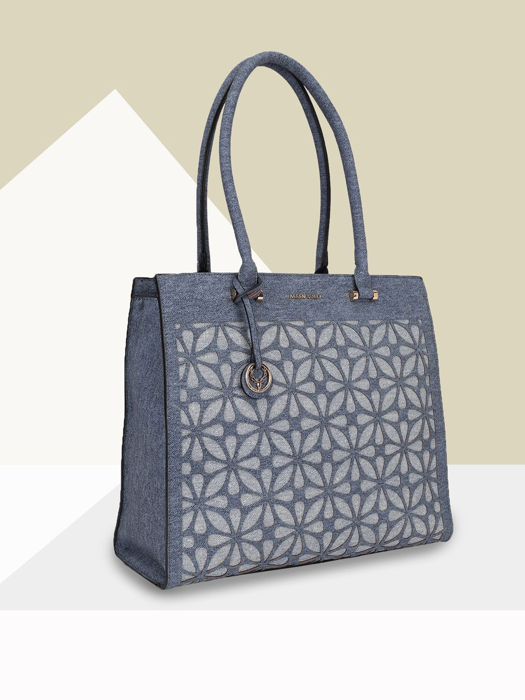 Allen Solly Woman Shopper Handheld Bag with Quilted