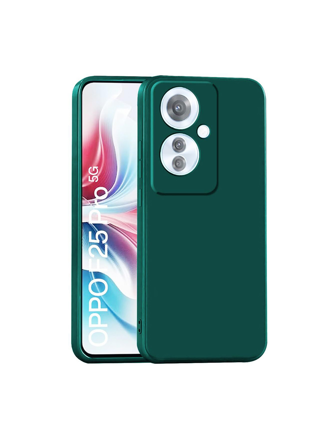 LIRAMARK Unisex Oppo F25 Pro 5G Solid Back Case