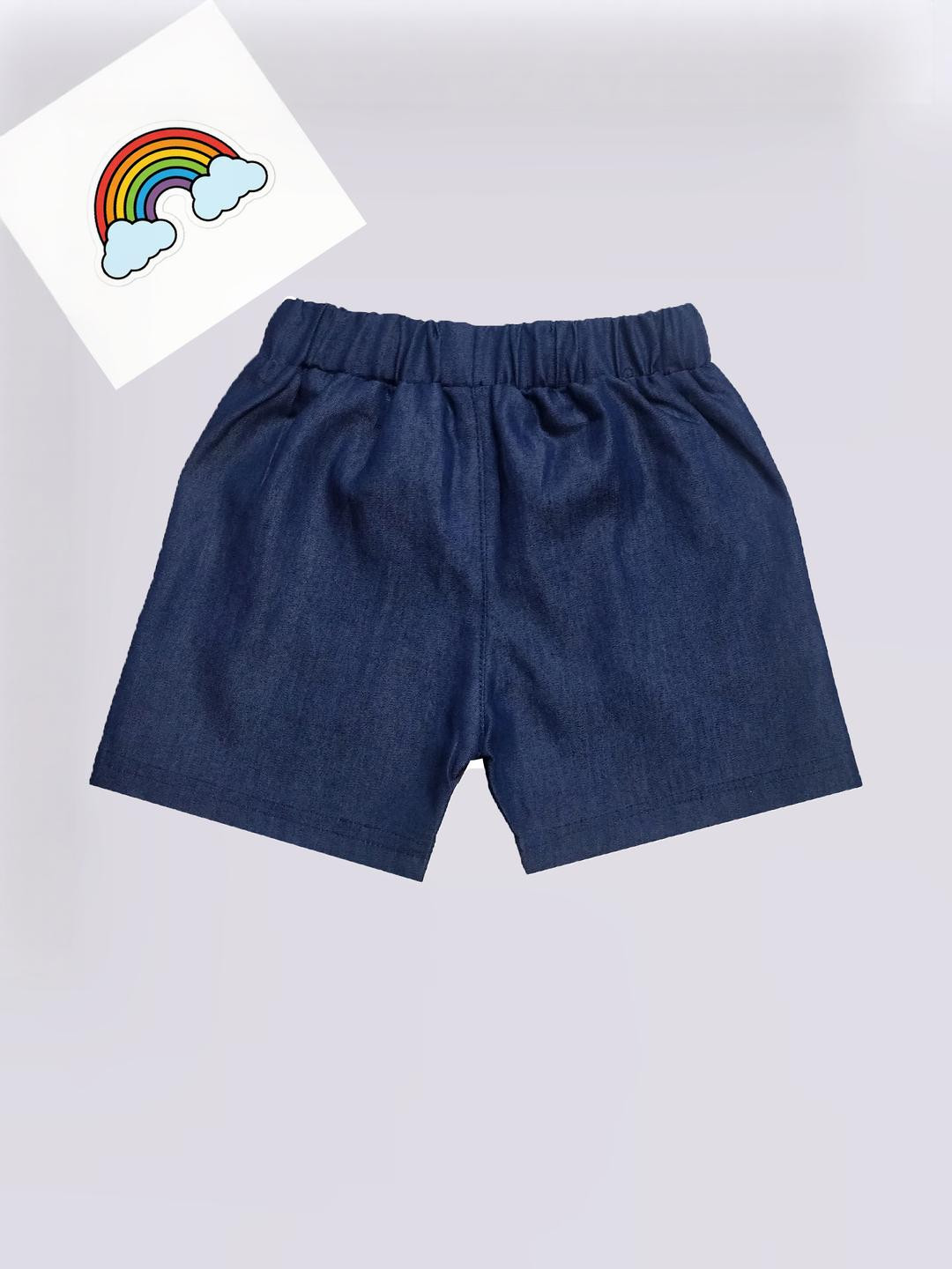 Mininest Unisex Kids Outdoor Denim Shorts
