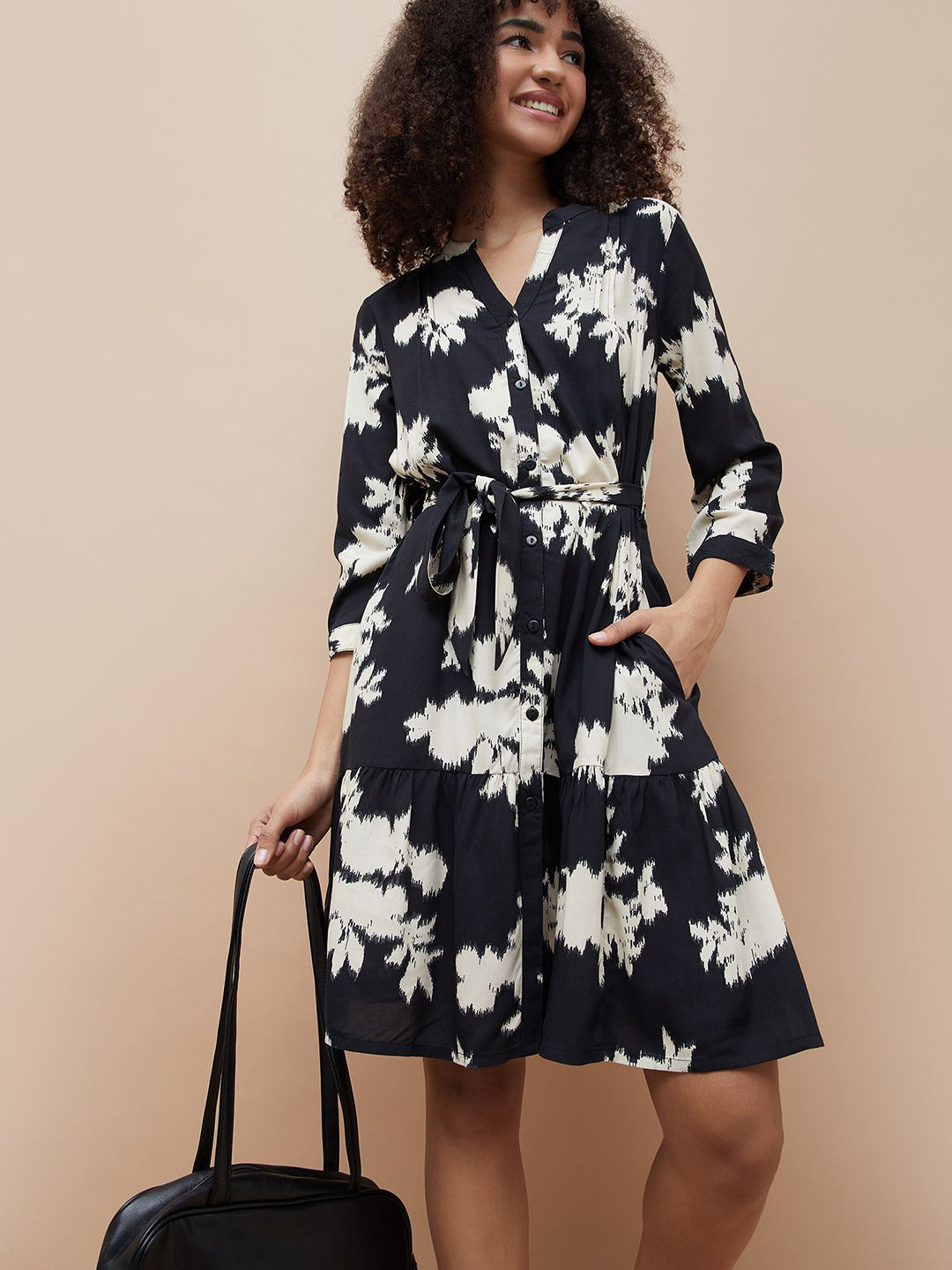 Fame Forever by Lifestyle W2omen Floral Print Fit & Flare Dress