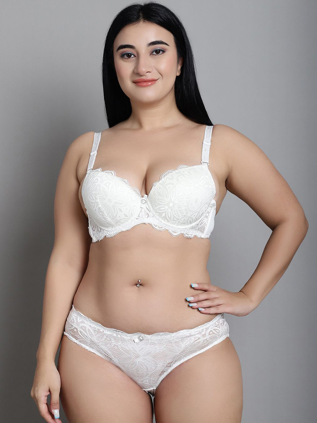 MAKCLAN Self-Designed Lightly Padded Lingerie Set SK3701LWS