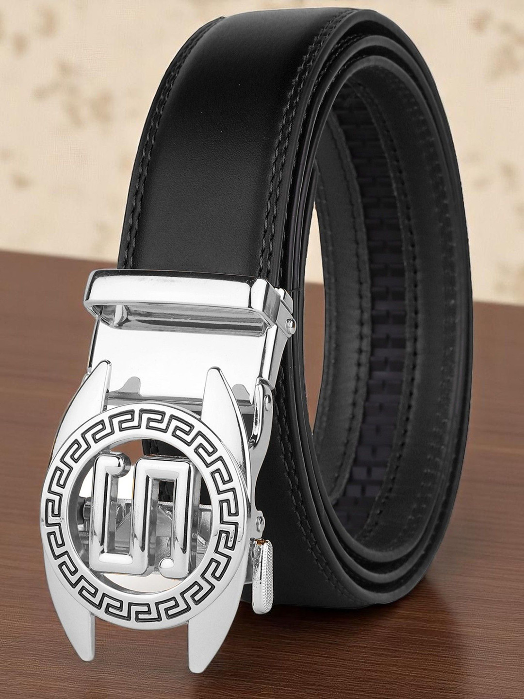 The Roadster Lifestyle Co Alphabet Letter Autlock Buckle Belt