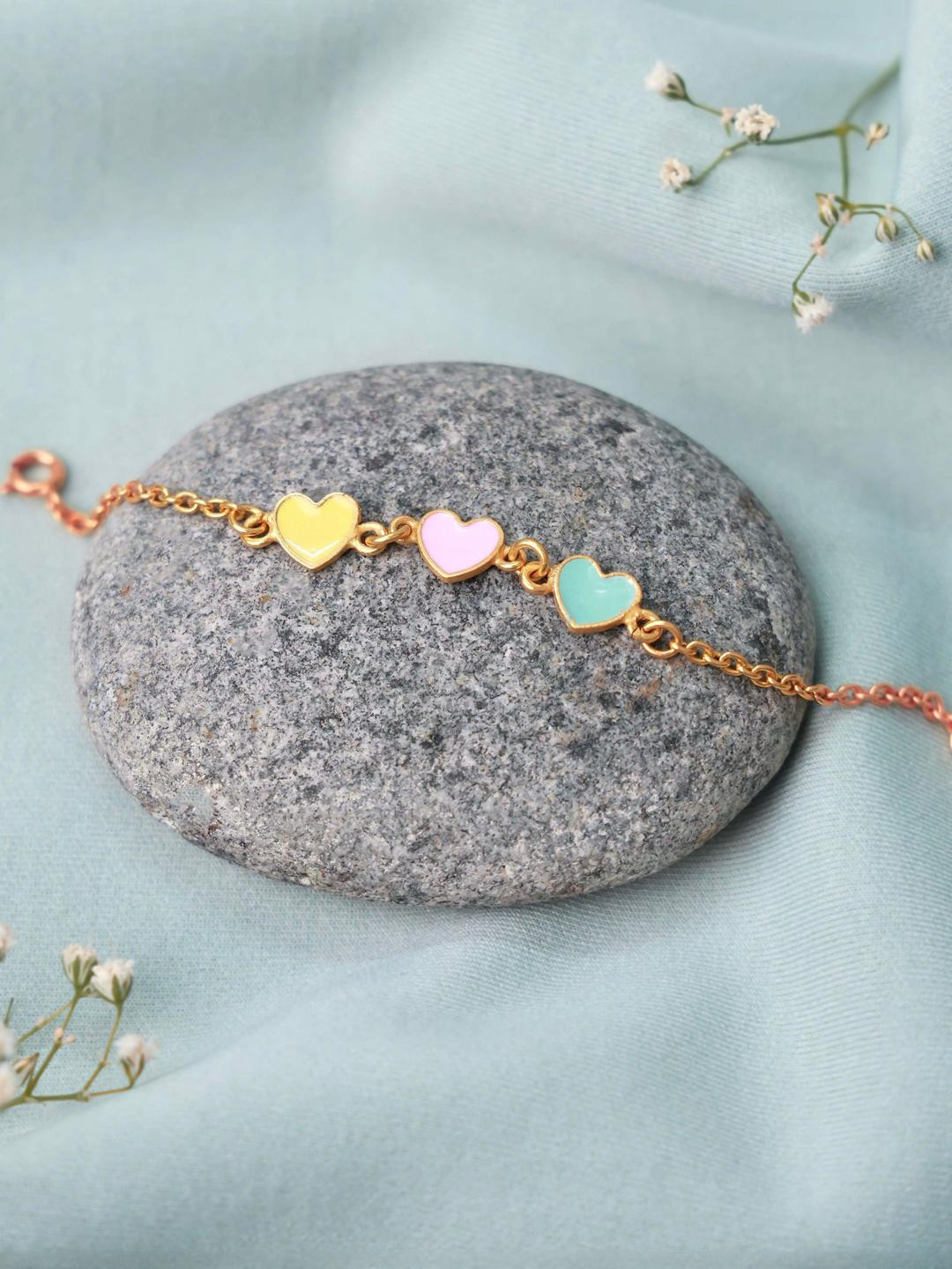 Elegante kids Sterling Silver Heart  Bracelet