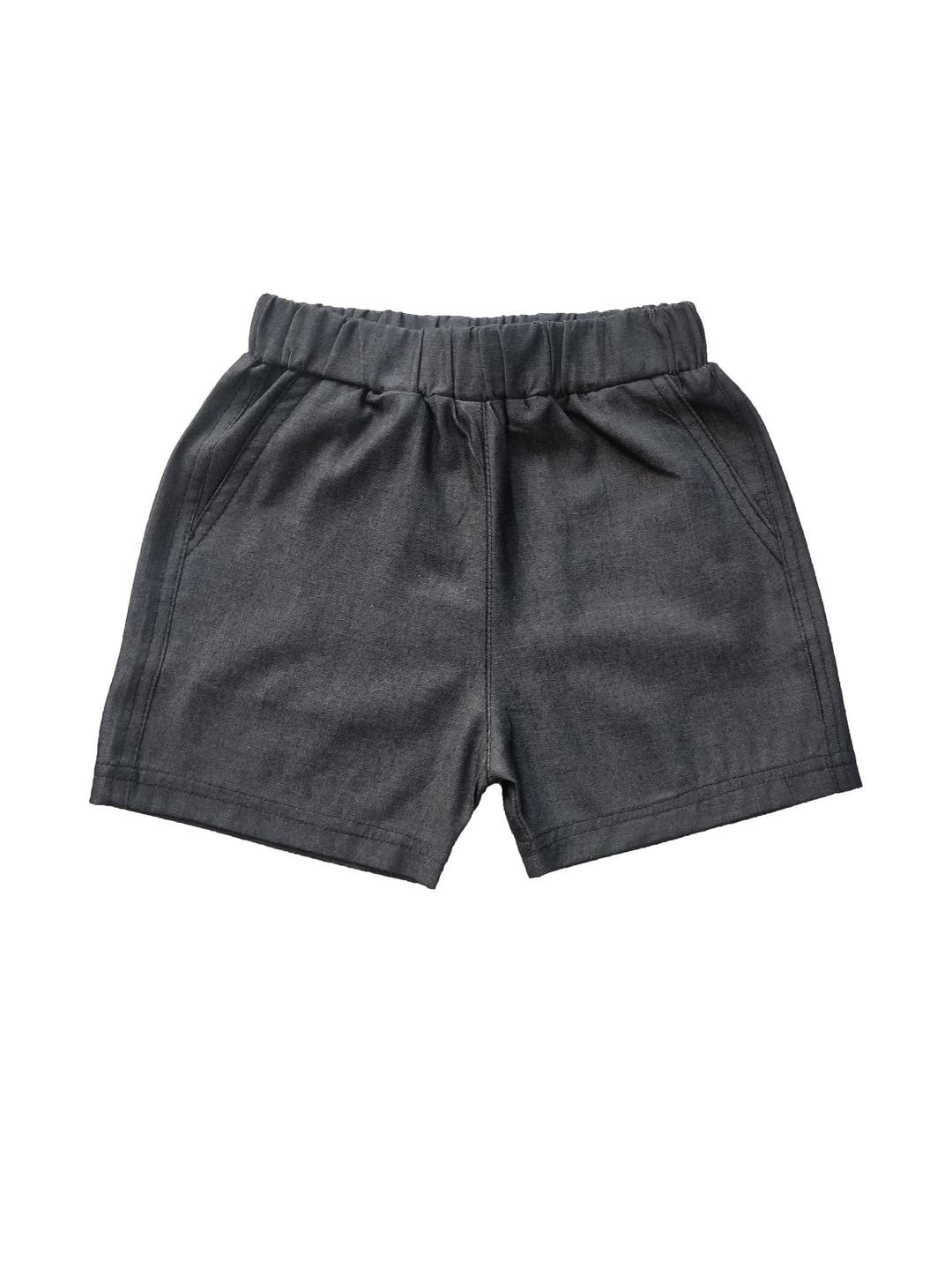 mininest Unisex Kids Denim Outdoor Shorts