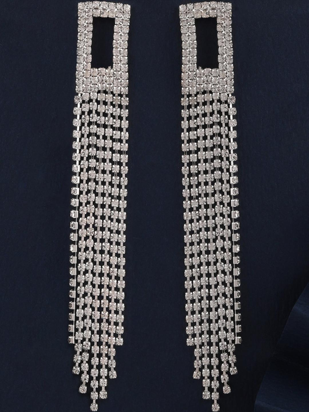 Bhagya Lakshmi Elegant Geometric Drop Earrings