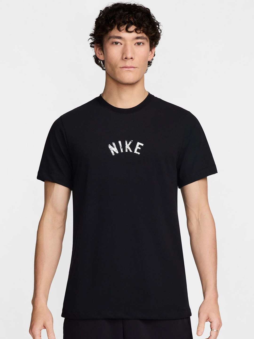 Nike Men Dri-FIT Brand Logo Fitness T-Shirt