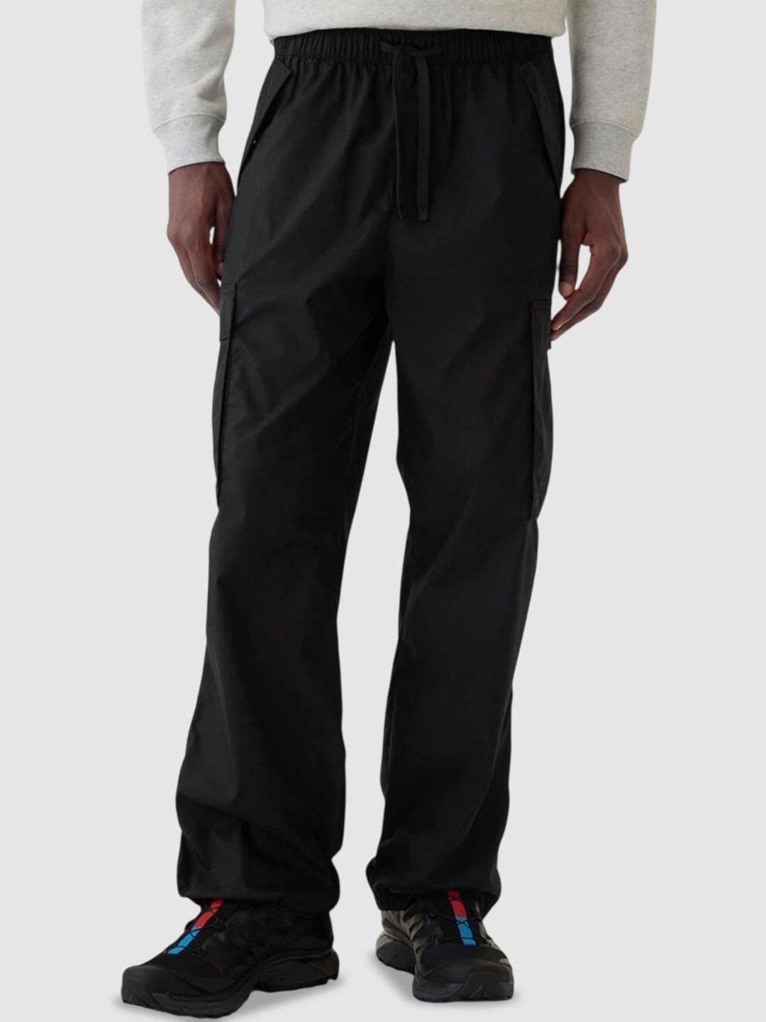 GAP Men Regular Fit Pull On Cotton Cargo Pants