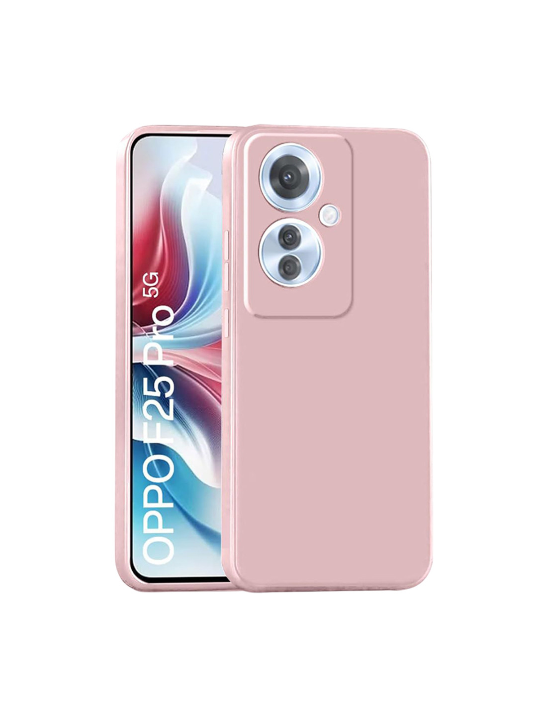 LIRAMARK Unisex Oppo F25 Pro 5G Solid Back Case