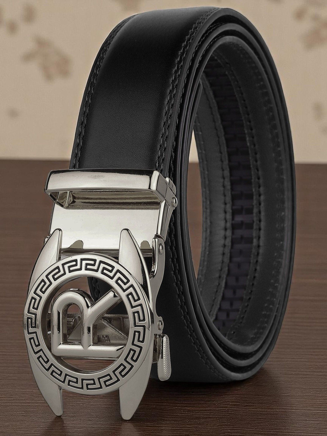 The Roadster Lifestyle Co. Men Alphabet R Autlock Buckle Belt