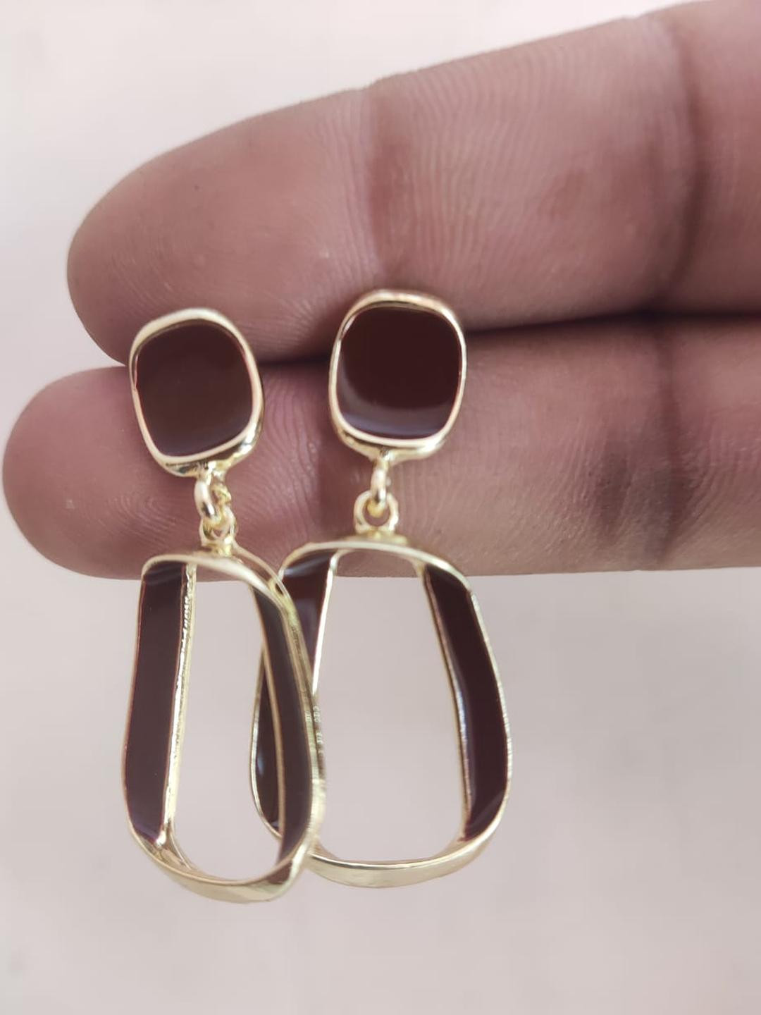 Amrav Square Studs Earrings