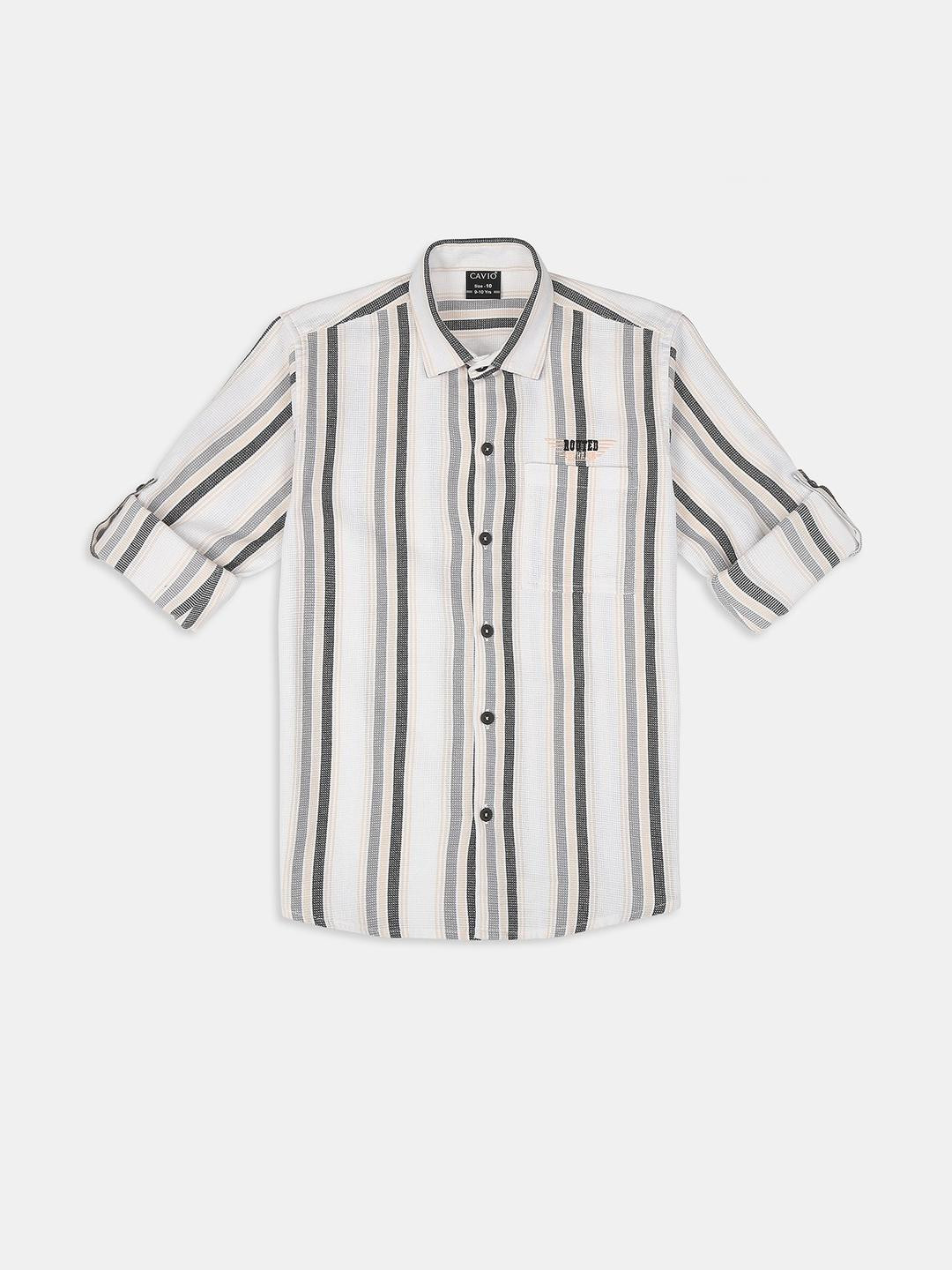 CAVIO Kids Boys Striped Shirt