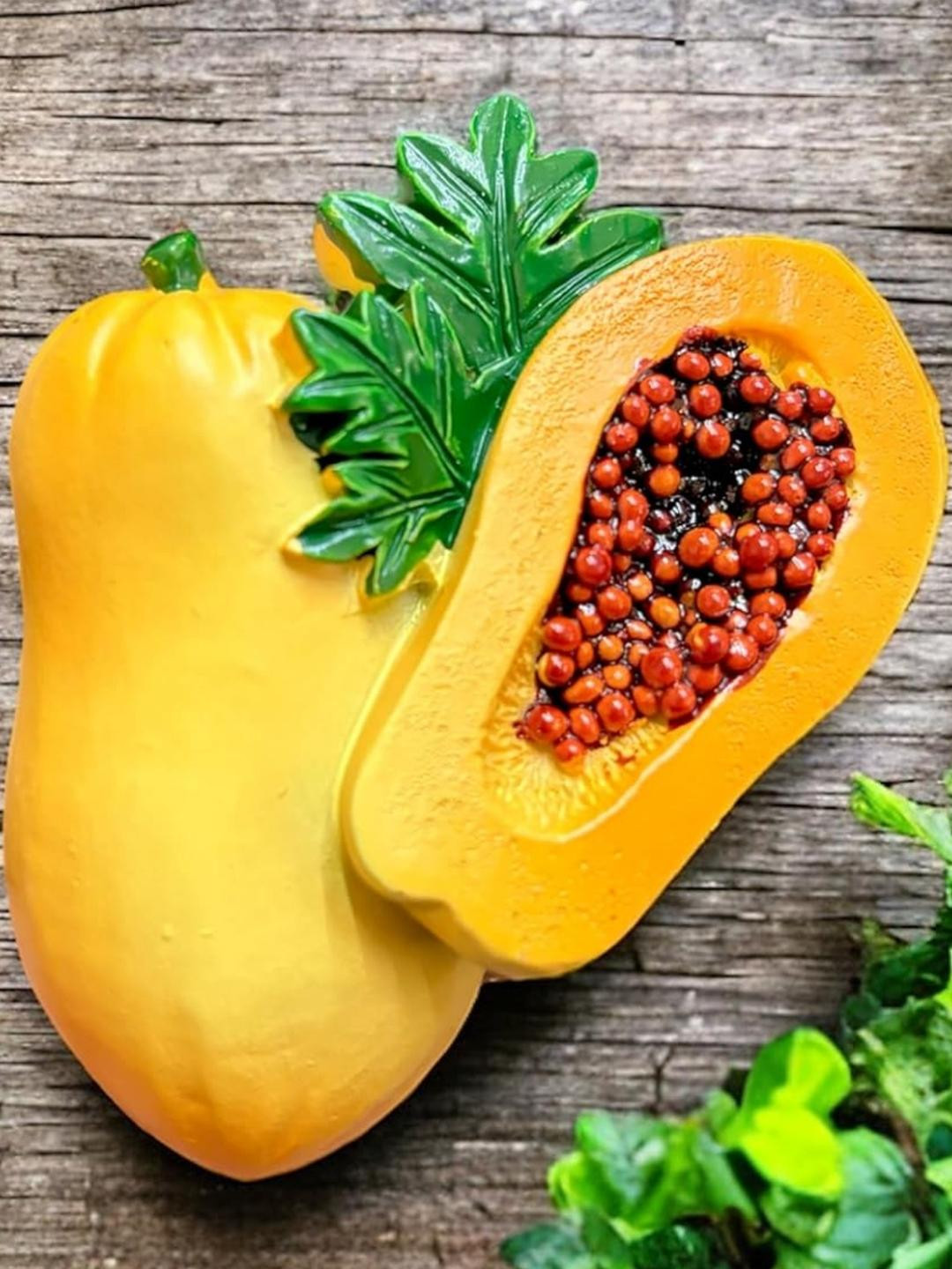 WARMINGO DE Papaya Fruit Fridge Magnet