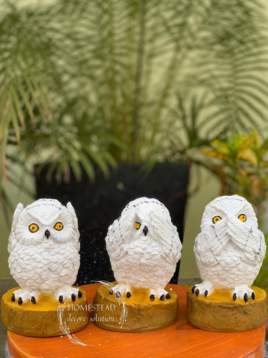 HOMESTEAD DECORE SOLUTION White Idol Showpiece