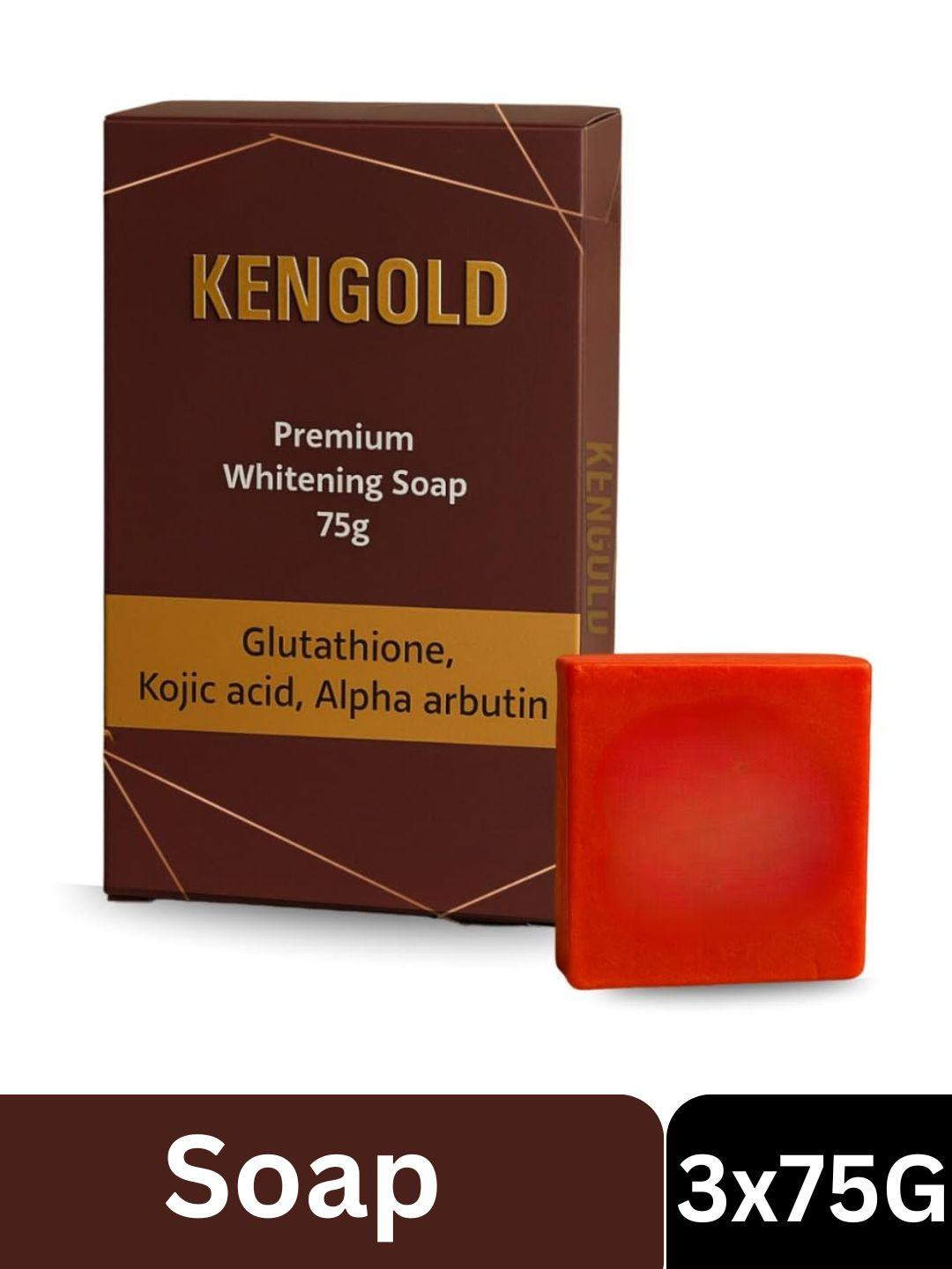 Kengold Set Of 2 Premium Whitening Cold Processed Soap