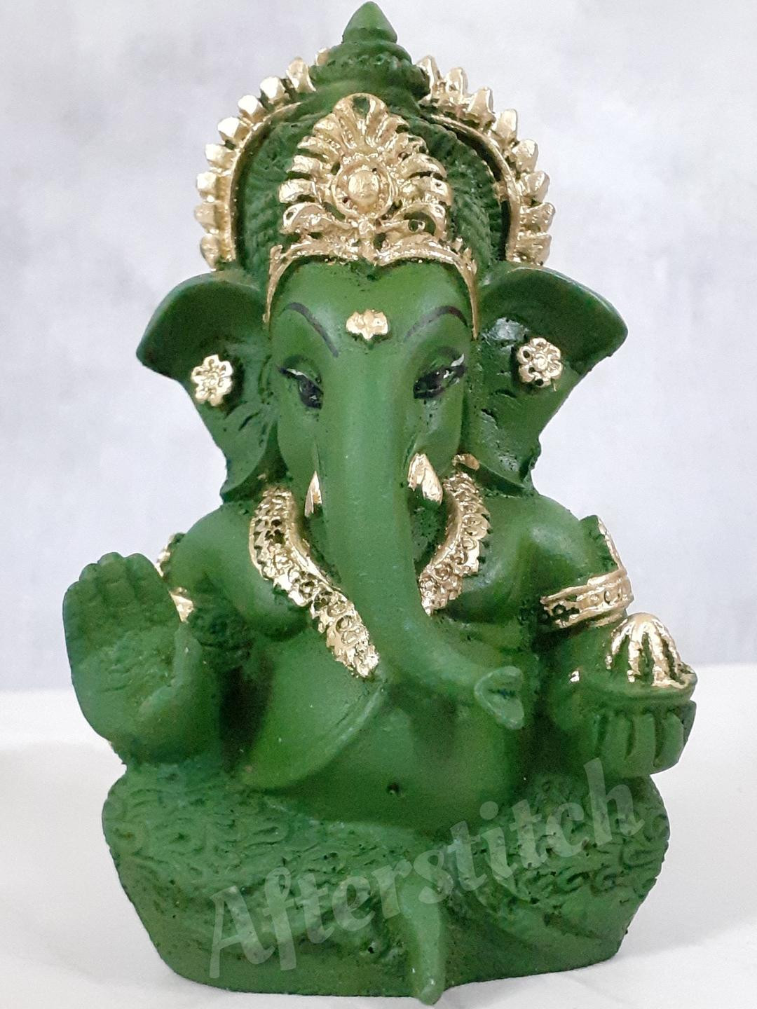 Afterstitch Green Religious Idol Showpiece
