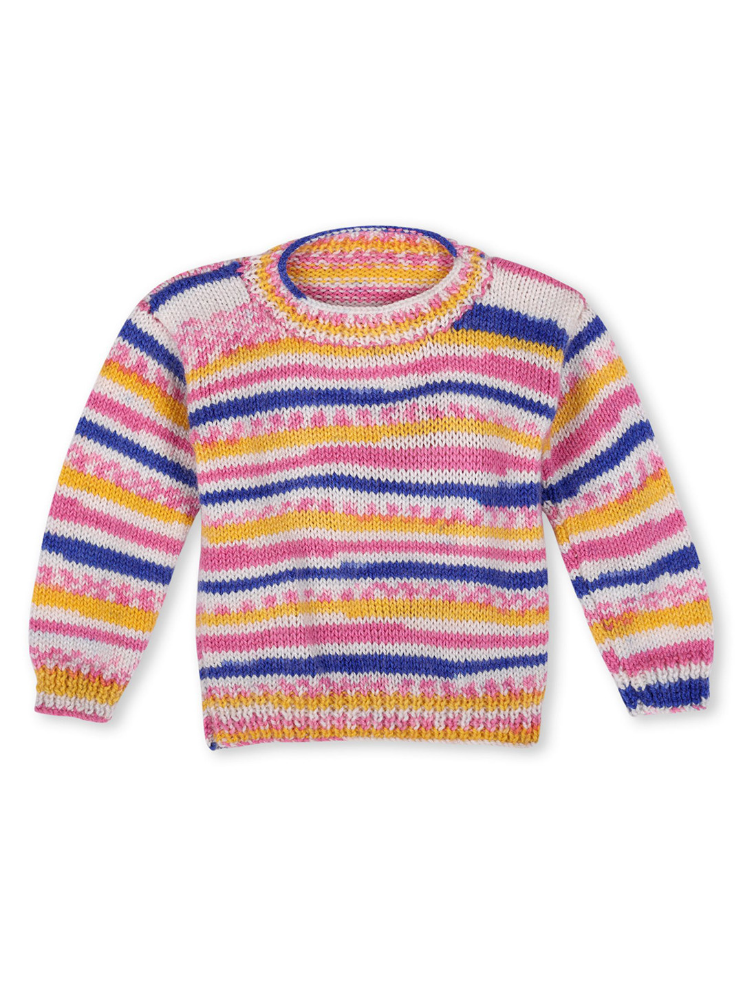 ayanfashion Unisex Kids Striped Woollen Sweater Vest