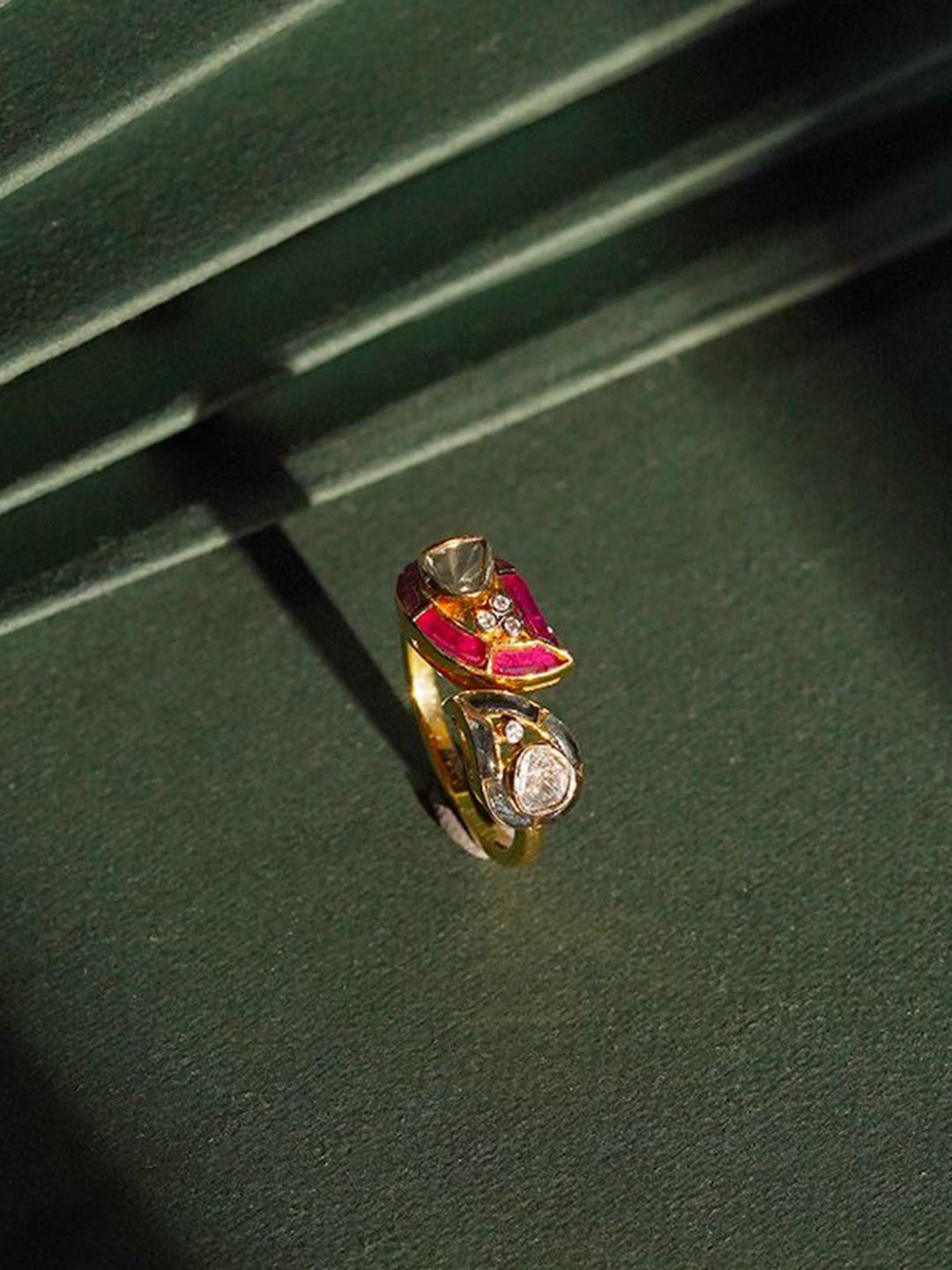 Polki Stories By Raniwala Modern Elegance Diamond Ring