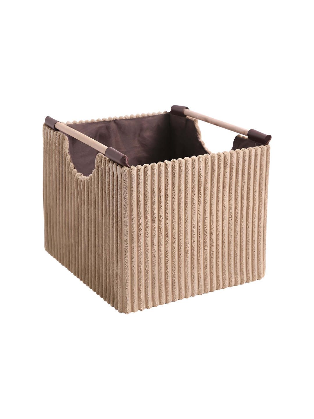 HOKIPO Brown Desk Organiser with Wooden Handles