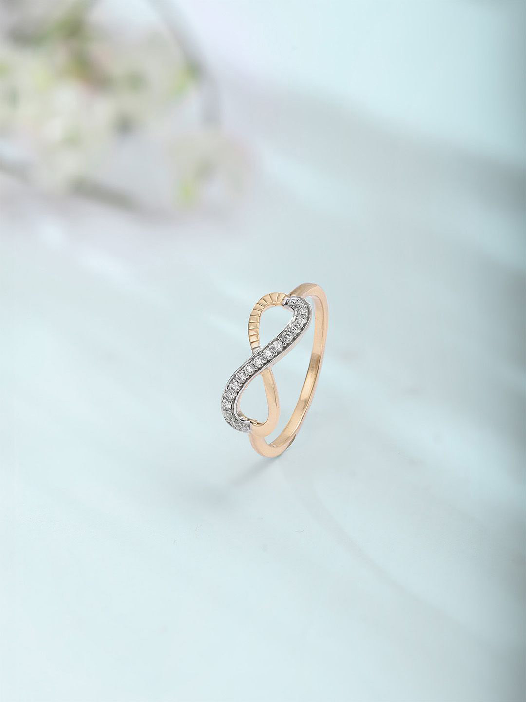 Mia by Tanishq 14KT Yellow Gold Natural Diamond Ring - 1.68 g