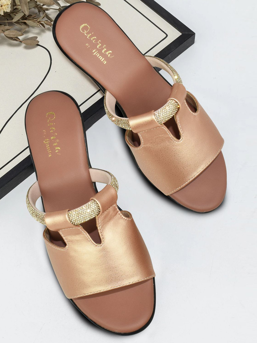 Ajanta Women Embellished Synthetic Regular Comfort Sandals Heels