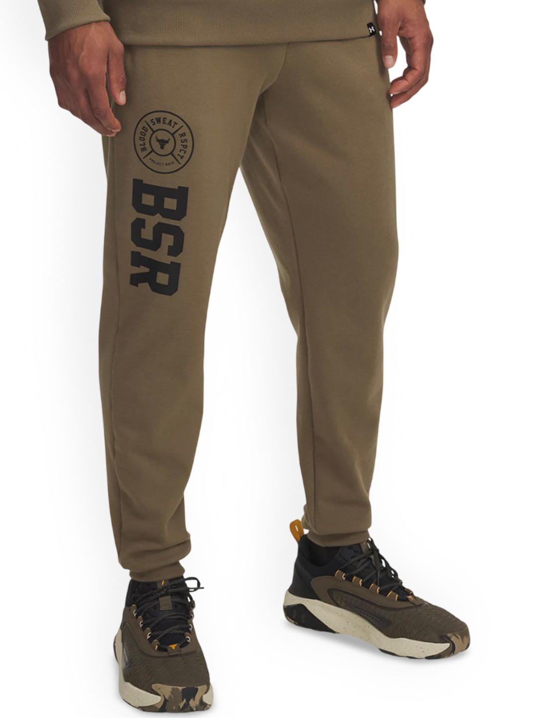UNDER ARMOUR Project Rock Rival Men Printed Joggers